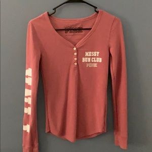 Long sleeve sleep shirt